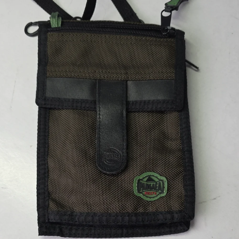 Pangaea Kelty Travel Bag Belt Waist‎ Shoulder Crossbody Brown Black Green Wallet